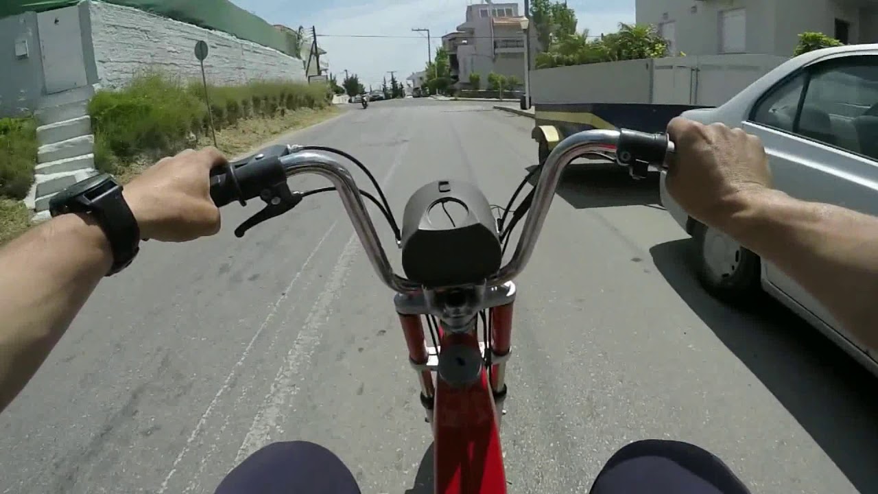 Piaggio Si motorbike first run (Rhodes)