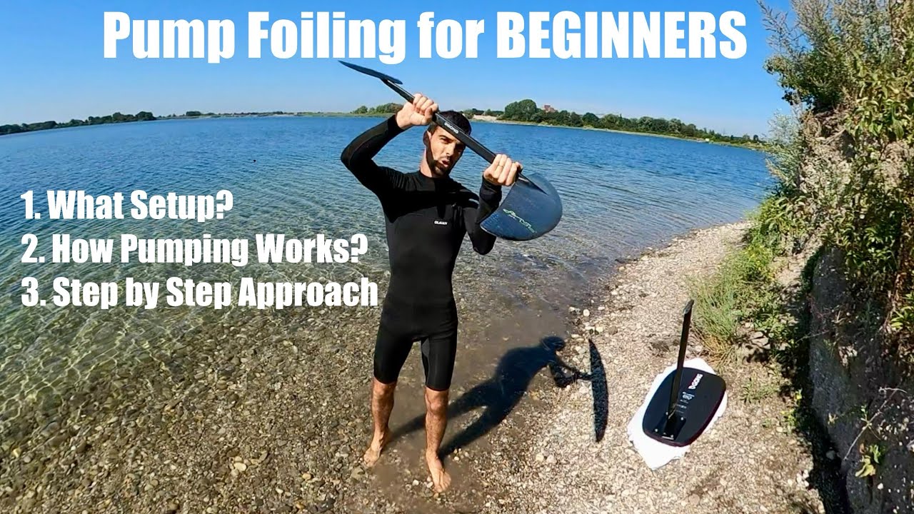 Pump Foiling for Beginners #pumpfoil #pumpfoiling #hydrofoil #foil #surffoil
