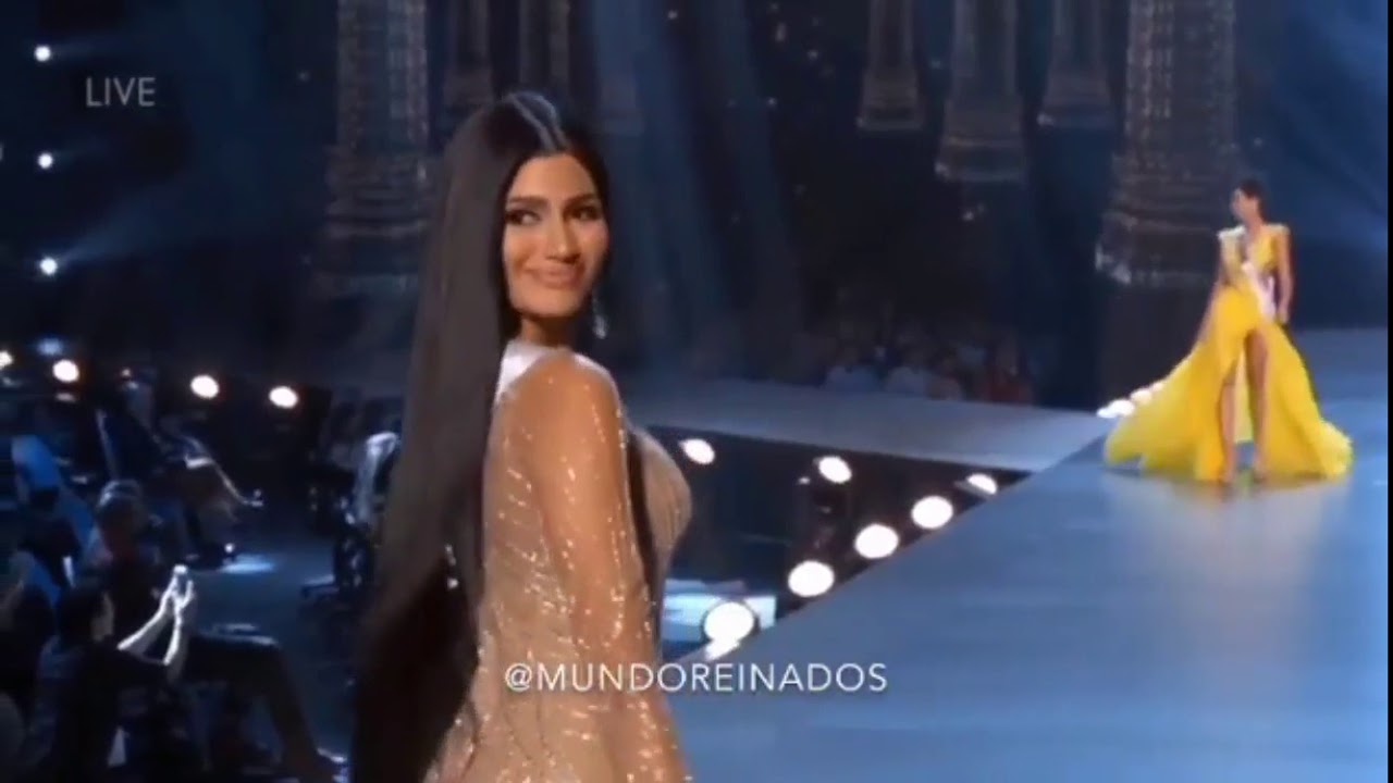 Sthefany Gutierrez en la Preliminar del Miss Universo 2018,Regia.
