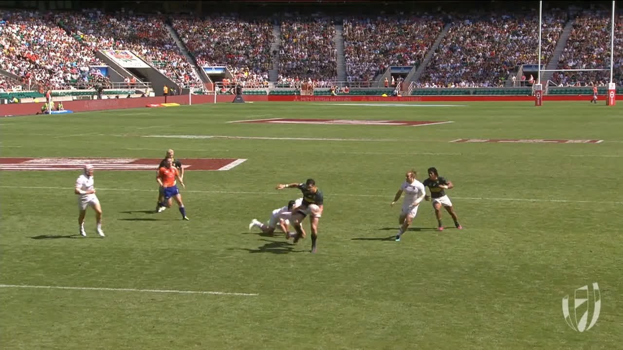 Gans scores crucial try in London 7s semi