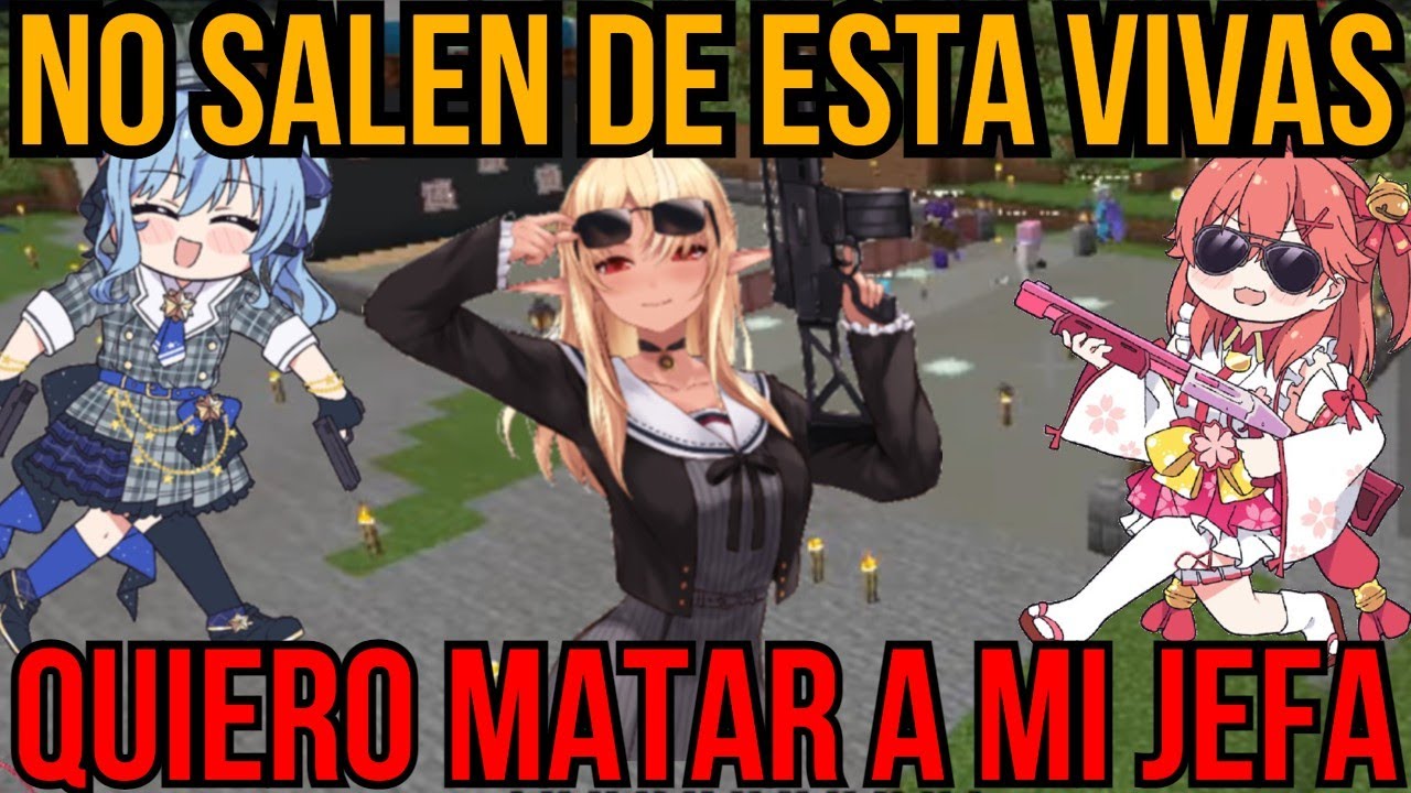 Miko y Suisei se revelan contra Flare y atacando a Luna comienzan una batalla 【Hololive sub español】
