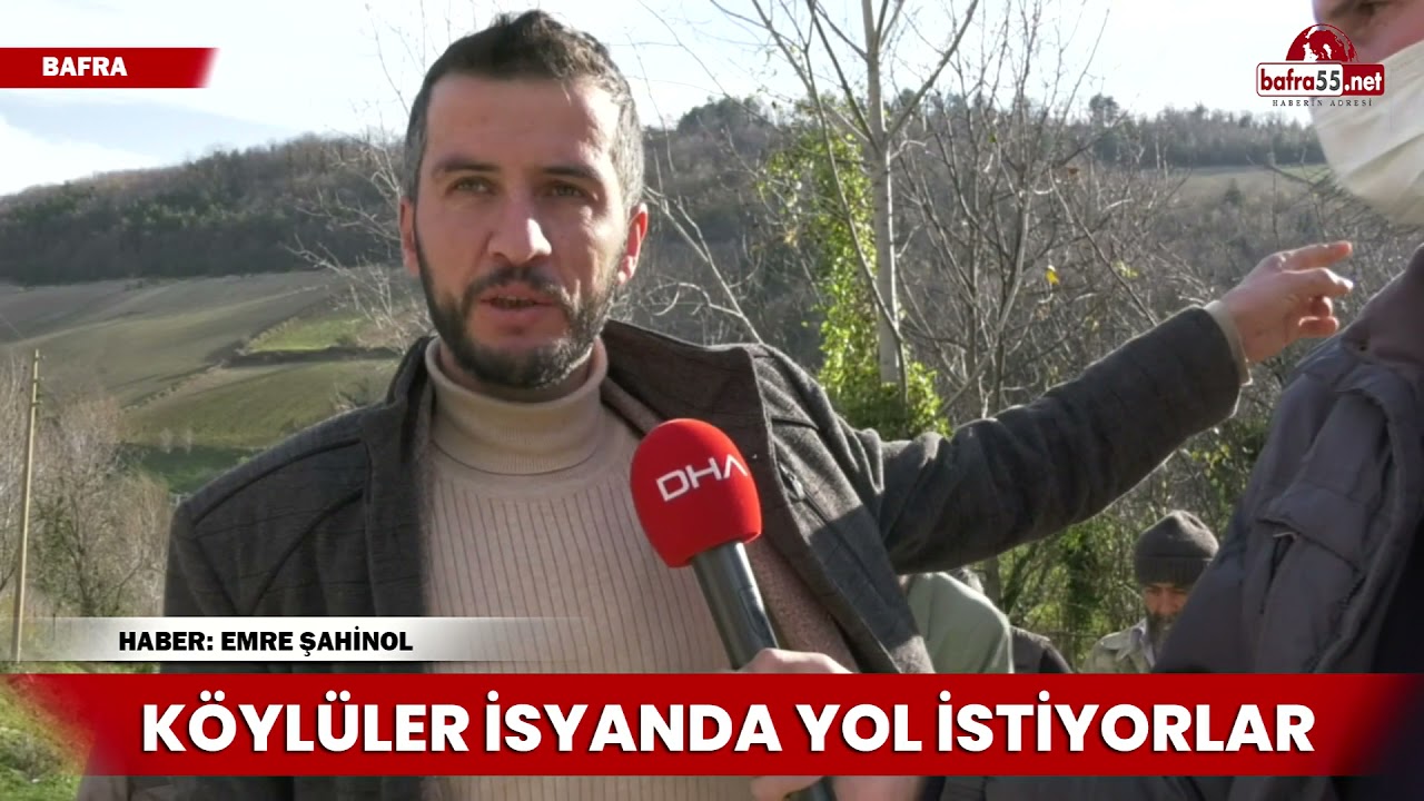 Müstecep sakinleri beton yol isyanı