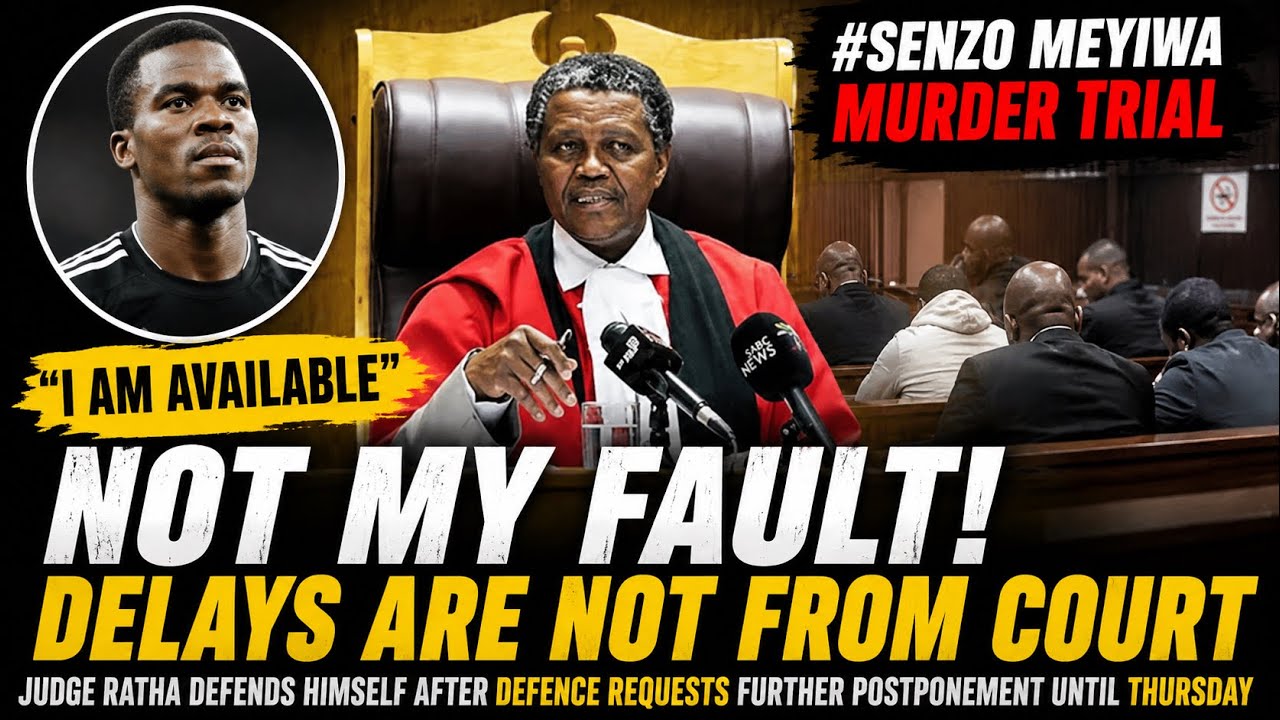  Judge Ratha Defends Himself As Senzo Meyiwa murder Trial Faces More Delays