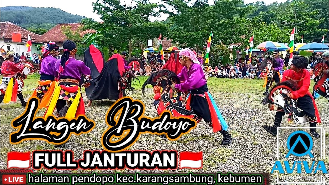 FULL JANTURAN ❗ kuda lumping LANGEN BUDOYO 🇮🇩 live: halaman pendopo kecamatan Karangsambung, kebumen