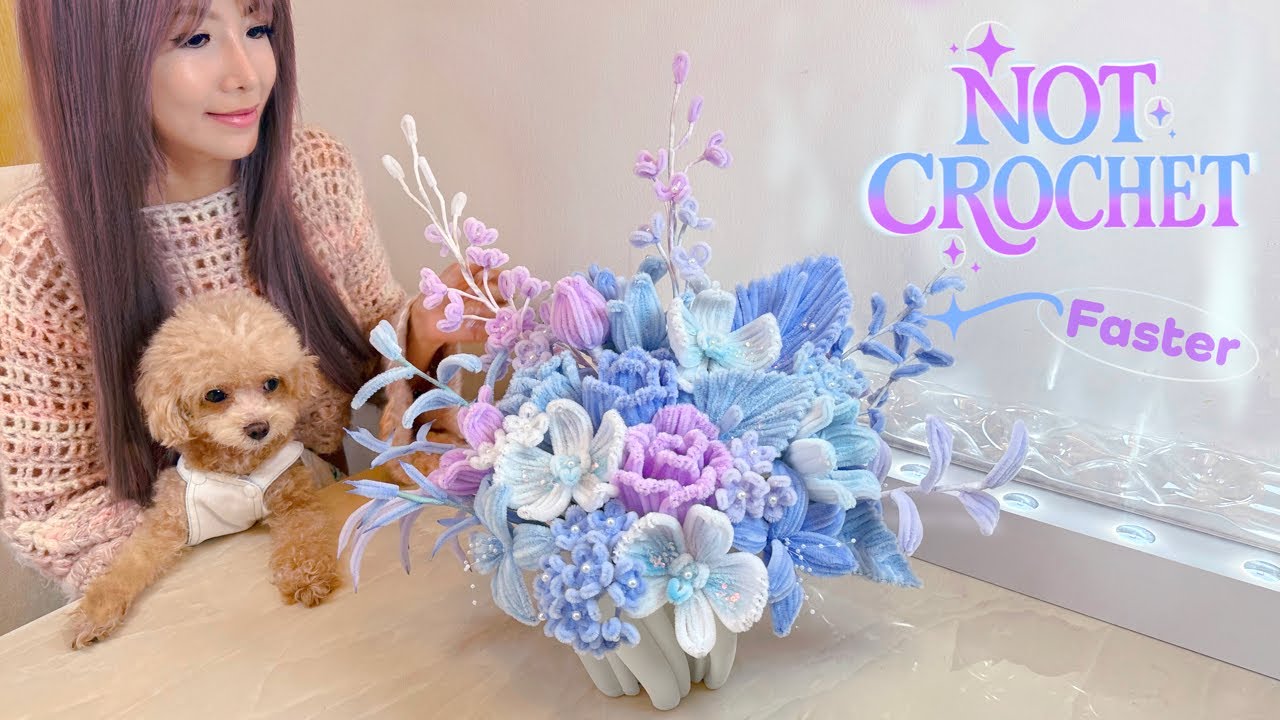 Щетки для чистки труб FLUFFY / Синель Blue Bouquet 【Инструкция】