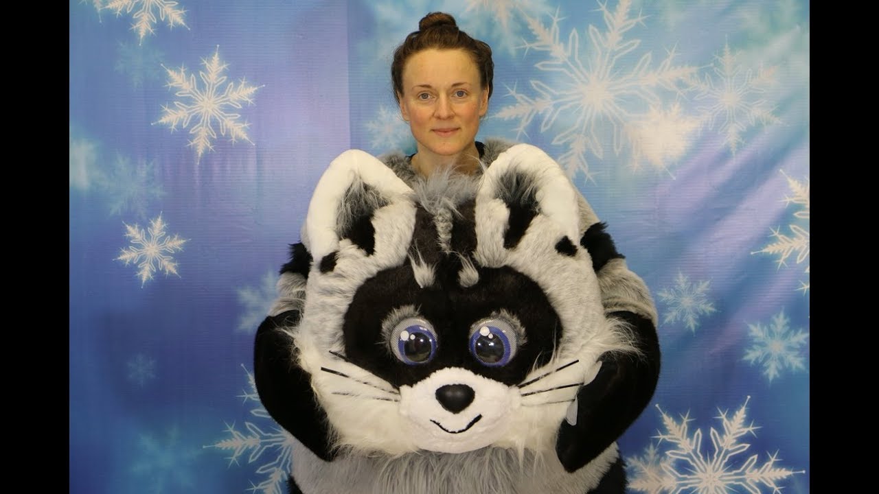 The Cat mascot costume grey and black fur color | Mascot custom made