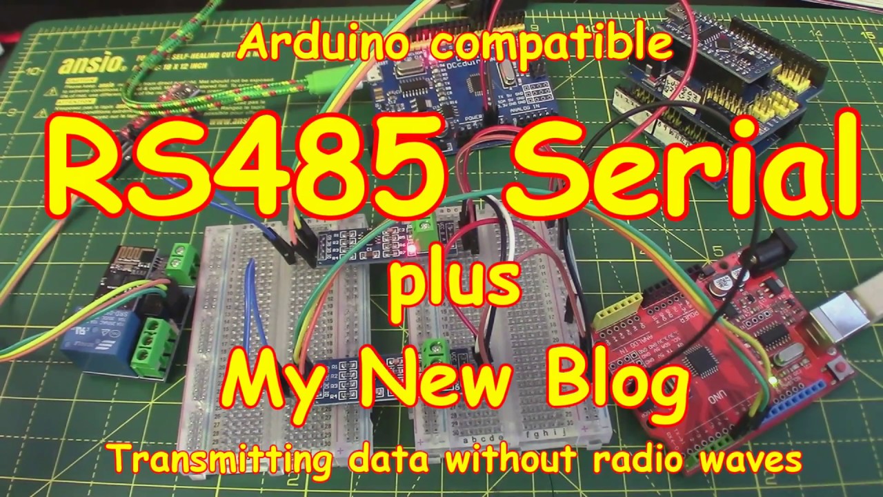 #106 RS485 Serial Data Transmission - on wires (no radio waves)