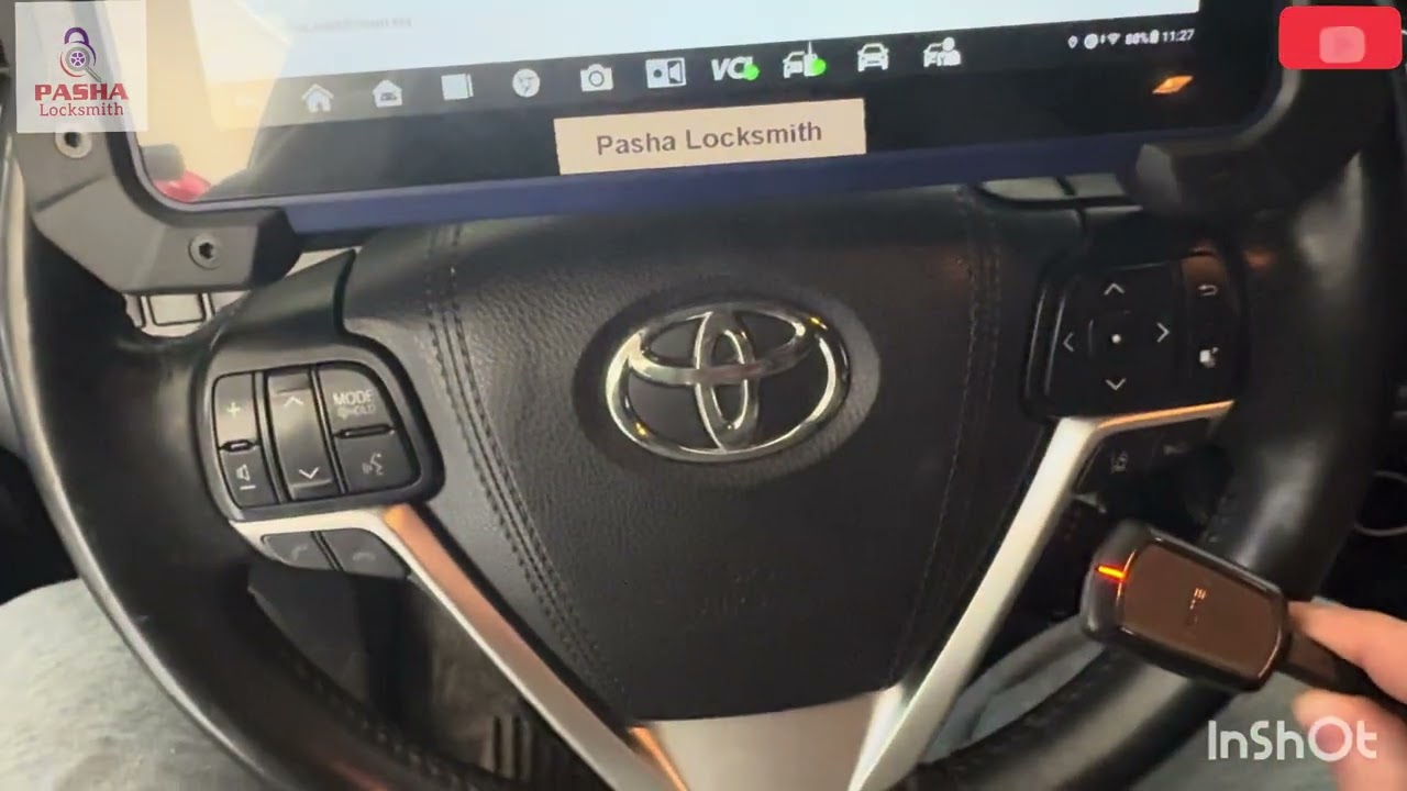 2017 Toyota Highlander all keys lost #autel #locksmith #toyota
