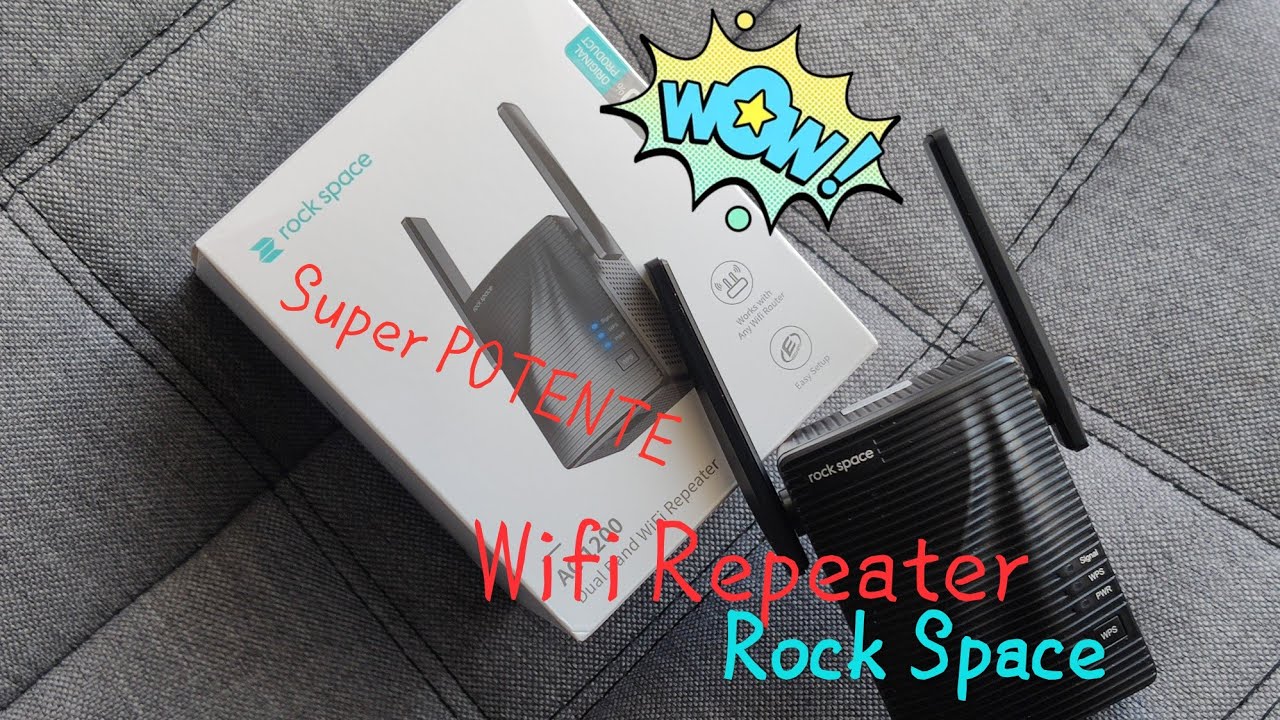RocK Space WIFI Repeater AC1200 Dual Band 2,4 ghz , 5 ghz Un vero missile .