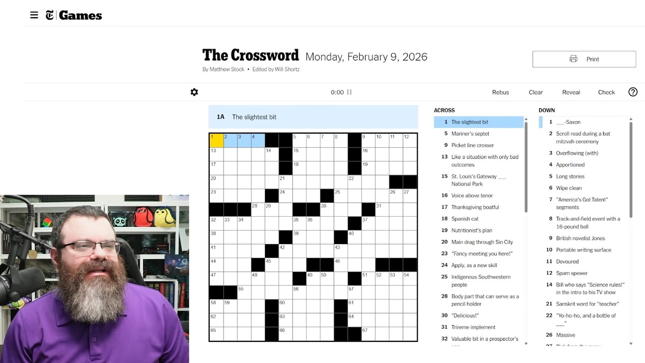 Learning Crossword Week 90 | NYT Crossword Monday Feb 9th, 2026