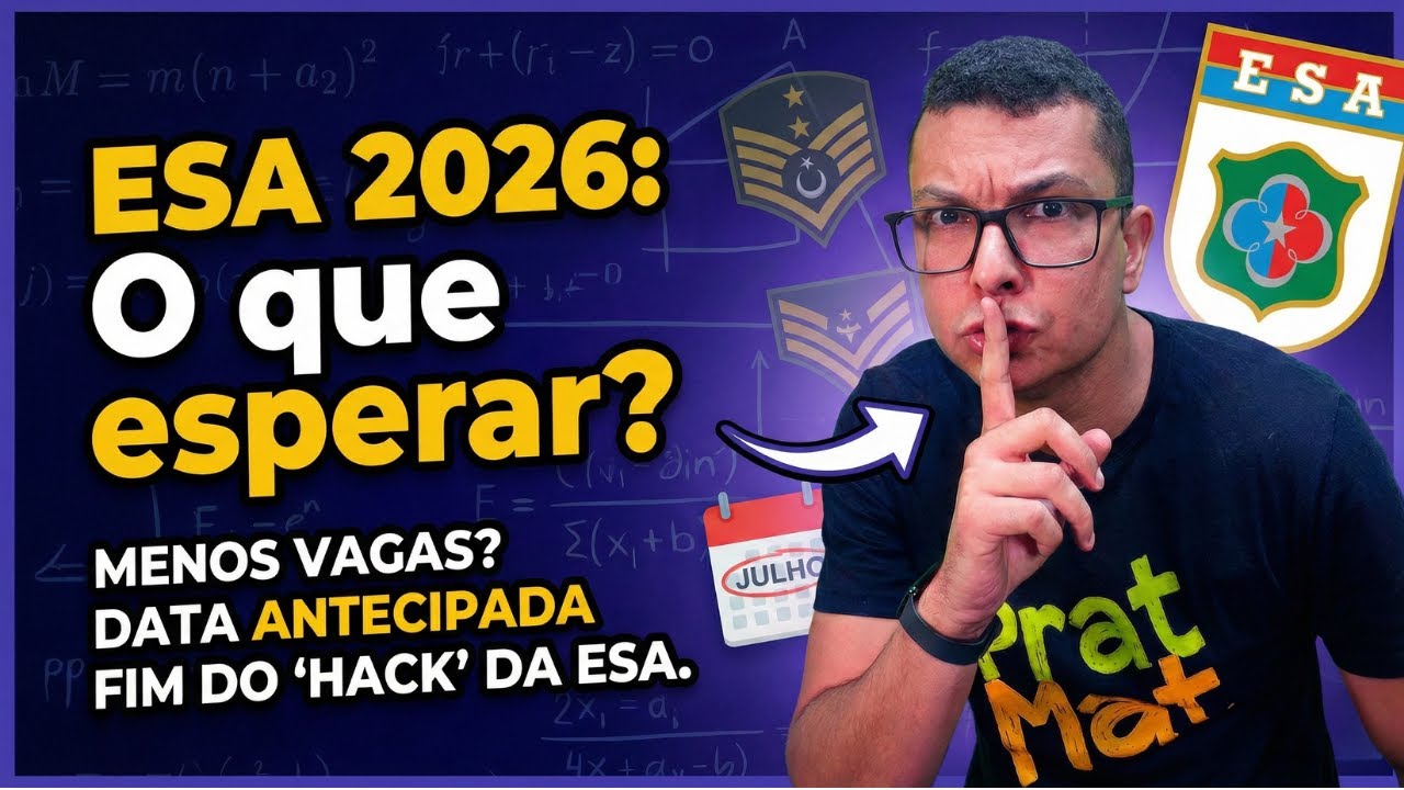 O CONCURSO DA ESA 2026 VAI FLOPAR ? O que esperar para a próxima prova ?
