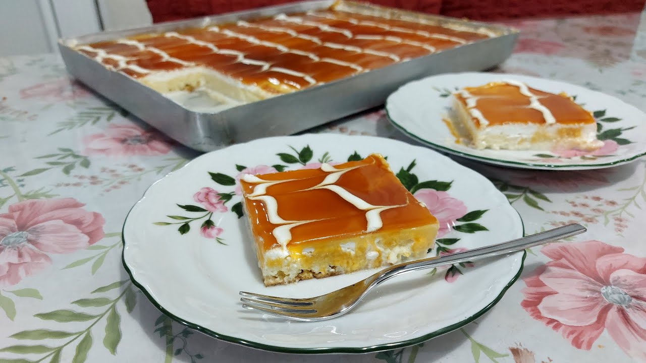 Trileçe | Trilece | Milchkuchen mit Karamellsauce auf albanische Art  🍮🥄👨🏻‍🍳👌🏻💚🪷🍴🥛🍀