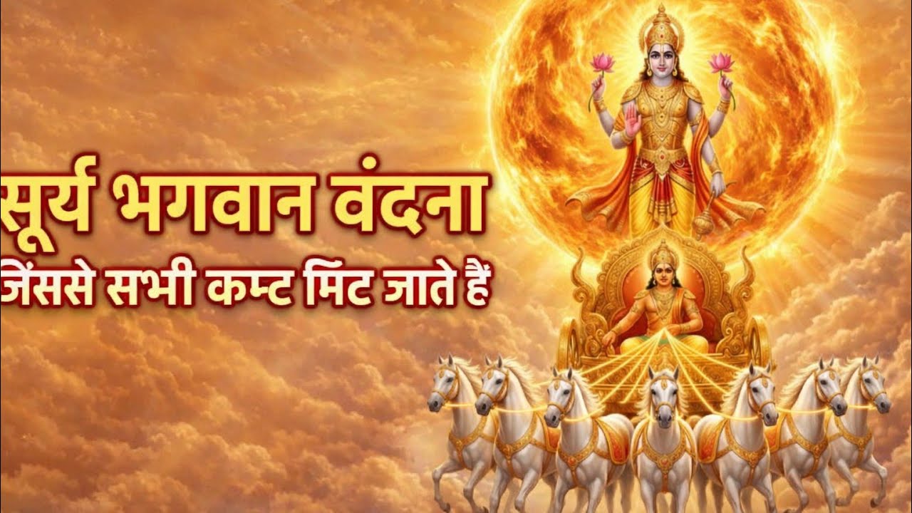 🙏 🚩सूर्य भगवान वंदना | Surya Bhagwan Vandana | इस प्रार्थना से सभी कष्ट दूर होते हैं |
