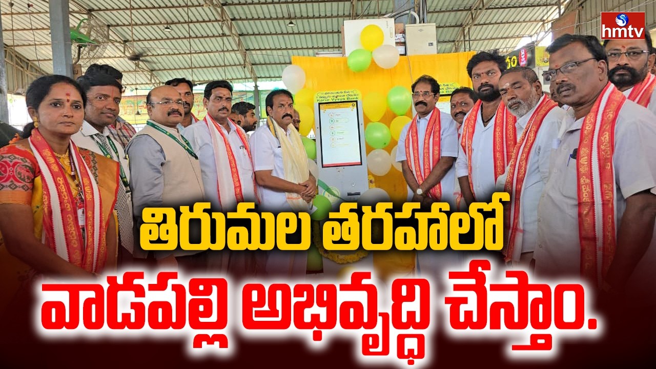తిరుమల తరహాలో వాడపల్లి అభివృద్ధి చేస్తాం.. | MLA Bandaru Satyananda Rao | hmtv