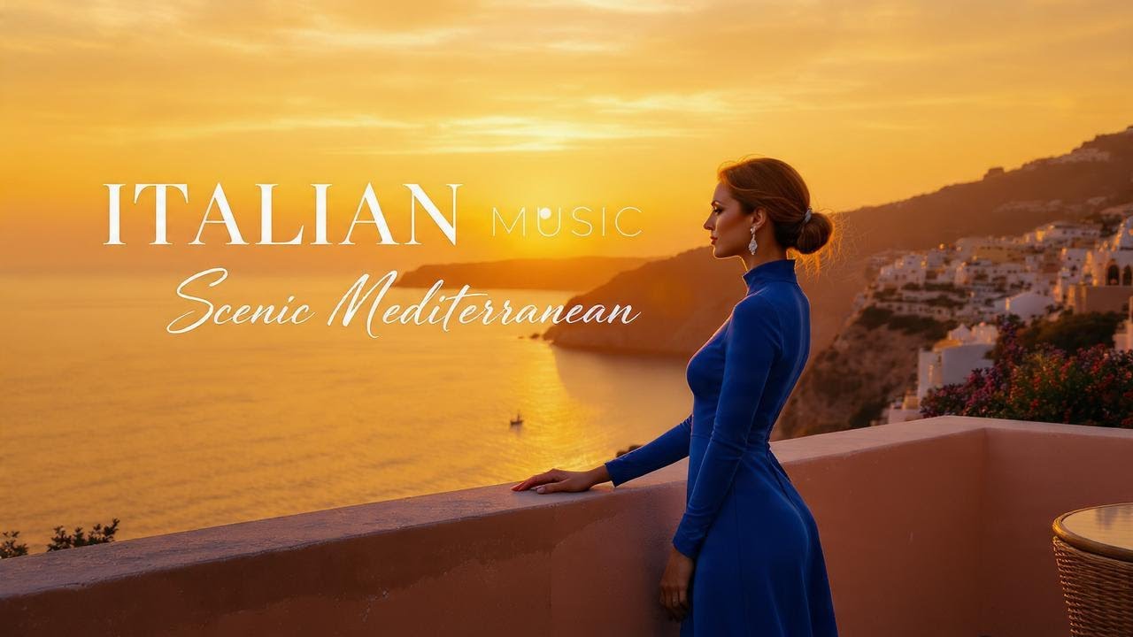 🎶 Italian Vibes & Mediterranean Music 🎶 2+ Hours Amalfi Coast & Lake Como Moments 4K