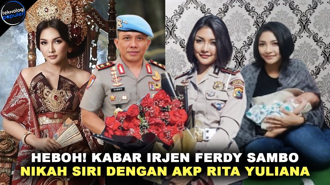 MOTIF MULAI TERUNGKAP! Irjen Ferdy Sambo Dikabarkan Nikah Siri Dengan Polwan Cantik Akp Rita Yuliana