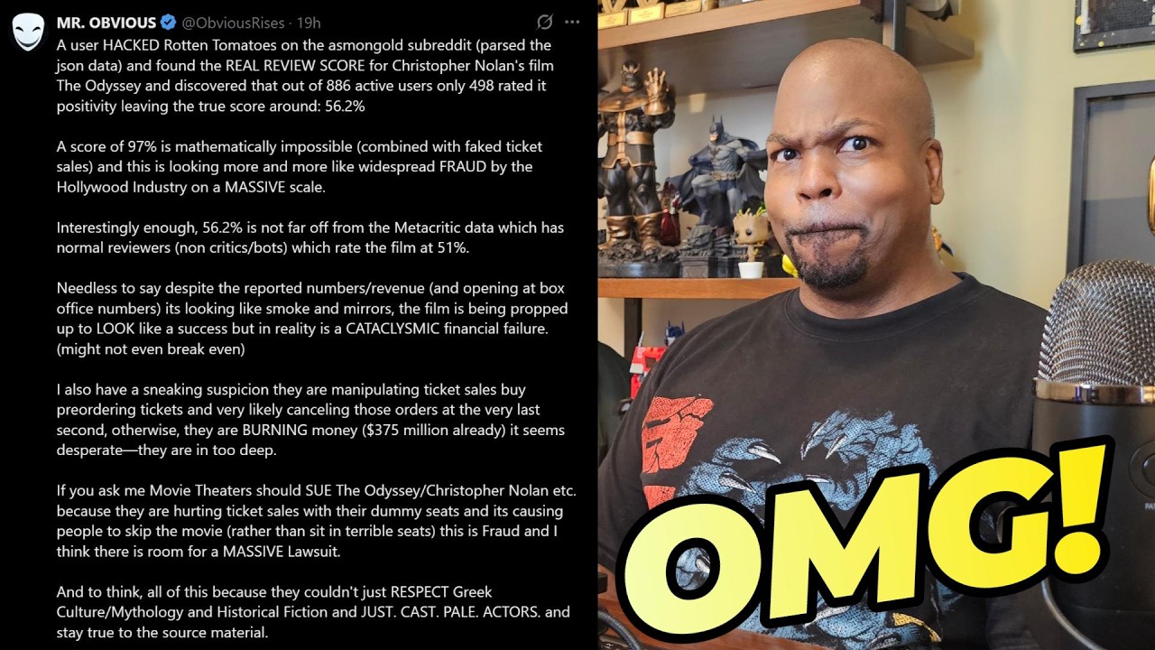 The Odyssey TRUE Rotten Tomatoes Score Revealed?!