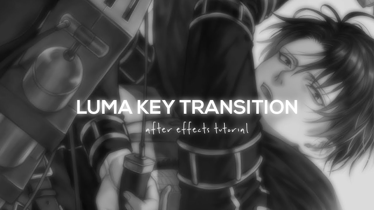 luma key transition - after effects tutorial