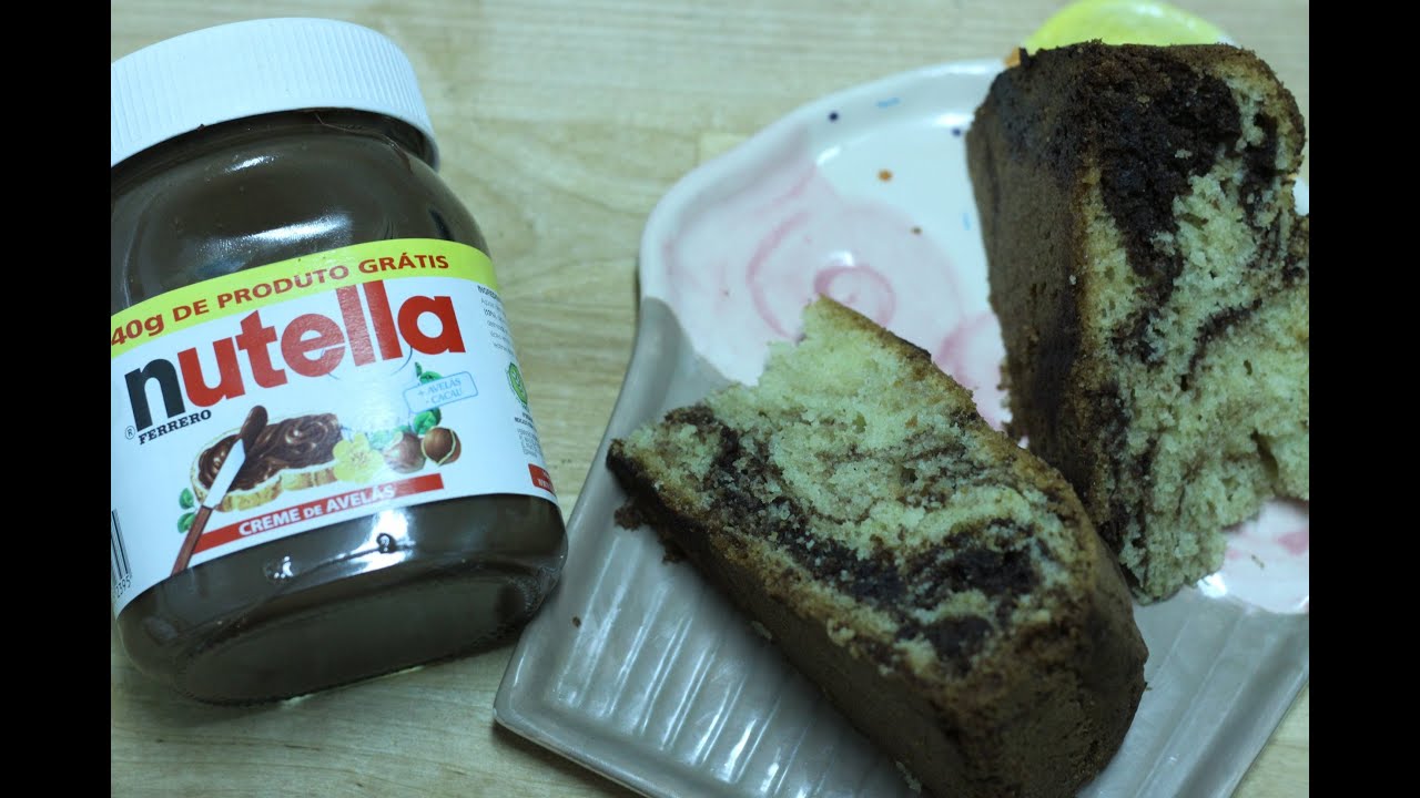 Bizcocho Nutella Mármol (Nutella cake)