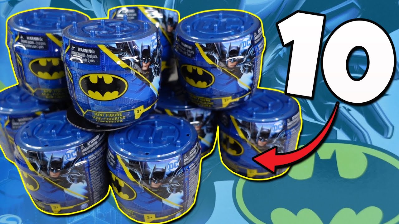 ¿Coleccion completa? | Abri 10 Capsulas sorpresa de Batman Spin Master