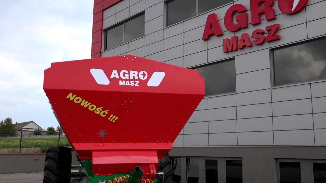 AGRO-MASZ Rewo - Rozsiewacz wapna i nawozu / Lime and fertiliser spreader