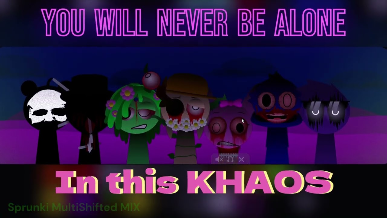 You will never be alone     in this KHAOS ‐ Made in  Microsoft Clipchamp