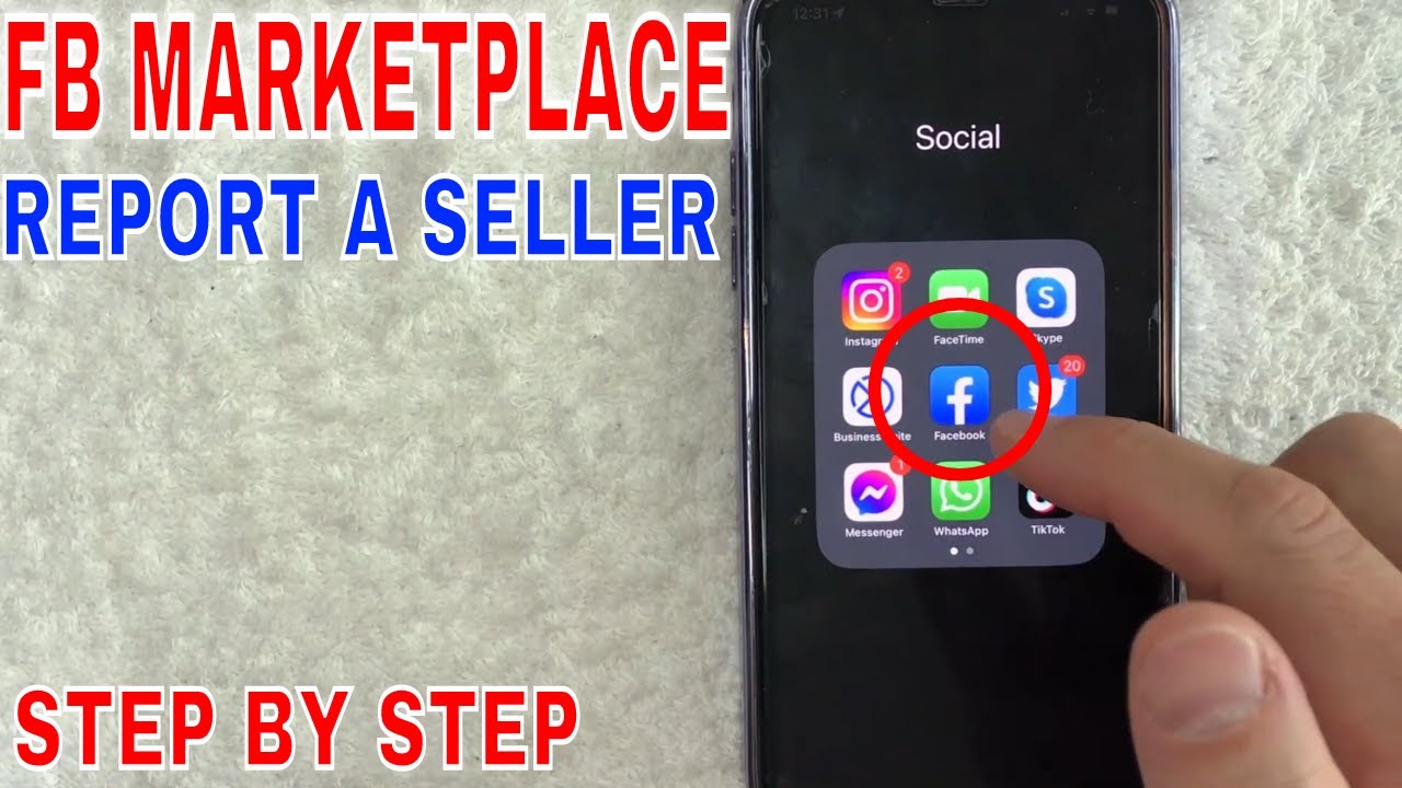 ✅  How To Report A Seller On Facebook Marketplace 🔴