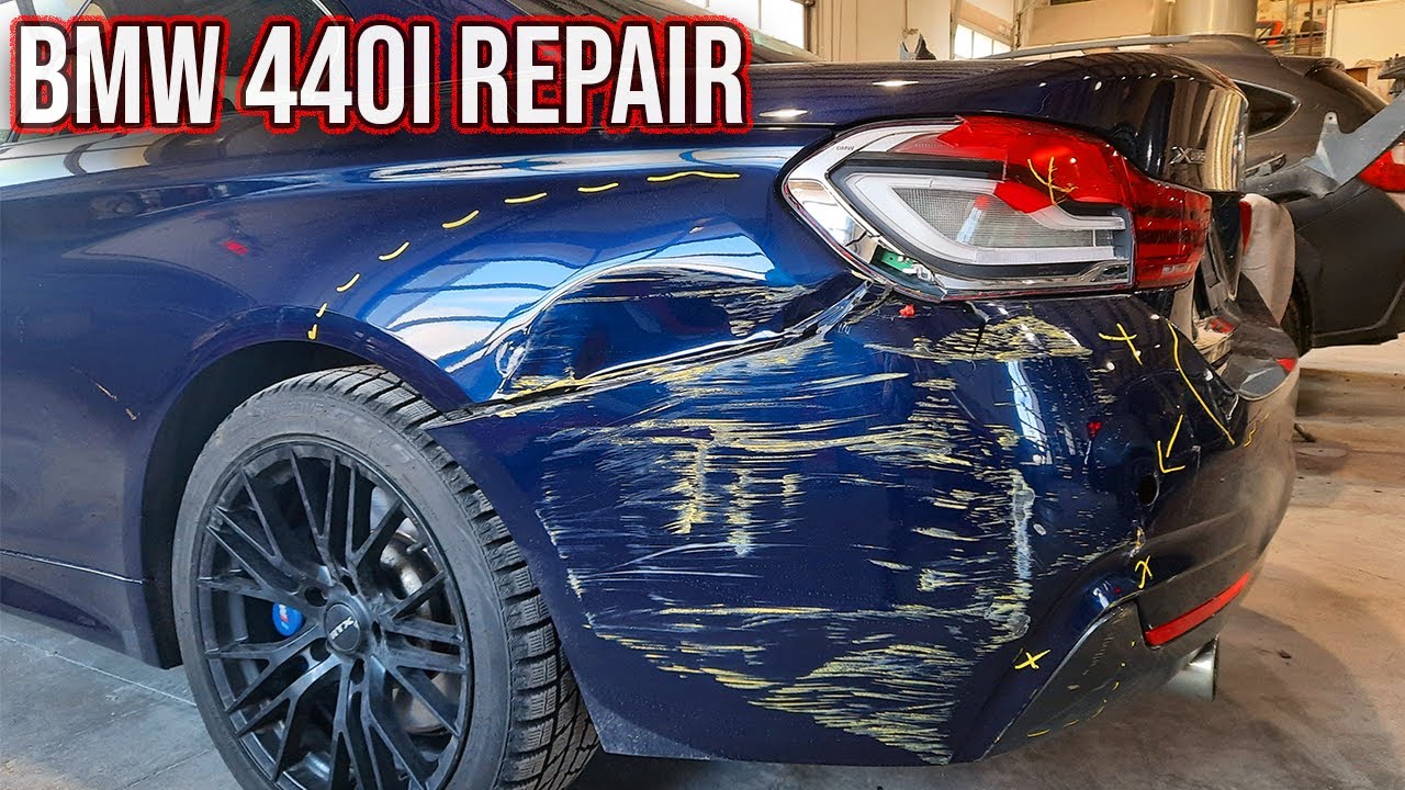 How I Fixed Big Dents and Scratches on this BMW