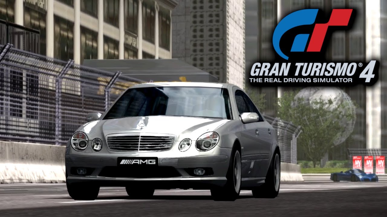 Gran Turismo 4 Spec II | The Mercedes E 55 AMG 02 + Hood & Cockpit Cam | PS2 UHD