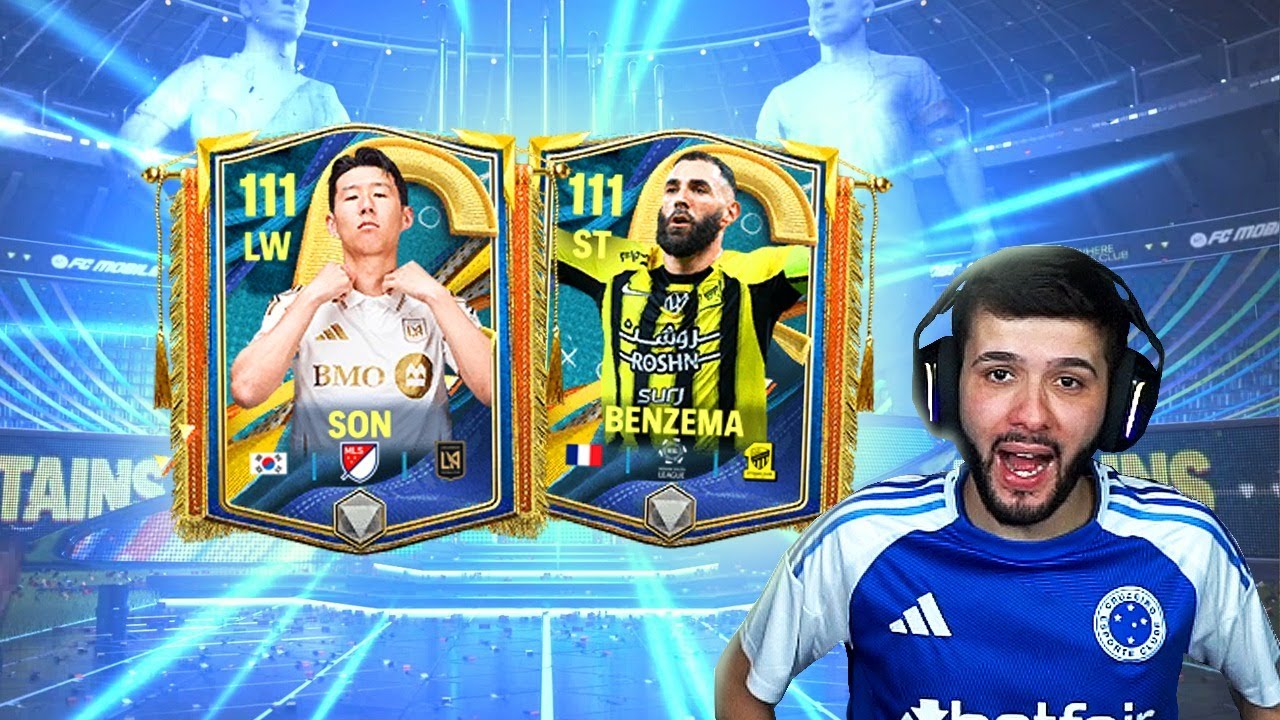 BUGUEI OS PACKS E VEIO OS MELHORES JOGADORES NO FC MOBILE! 😱