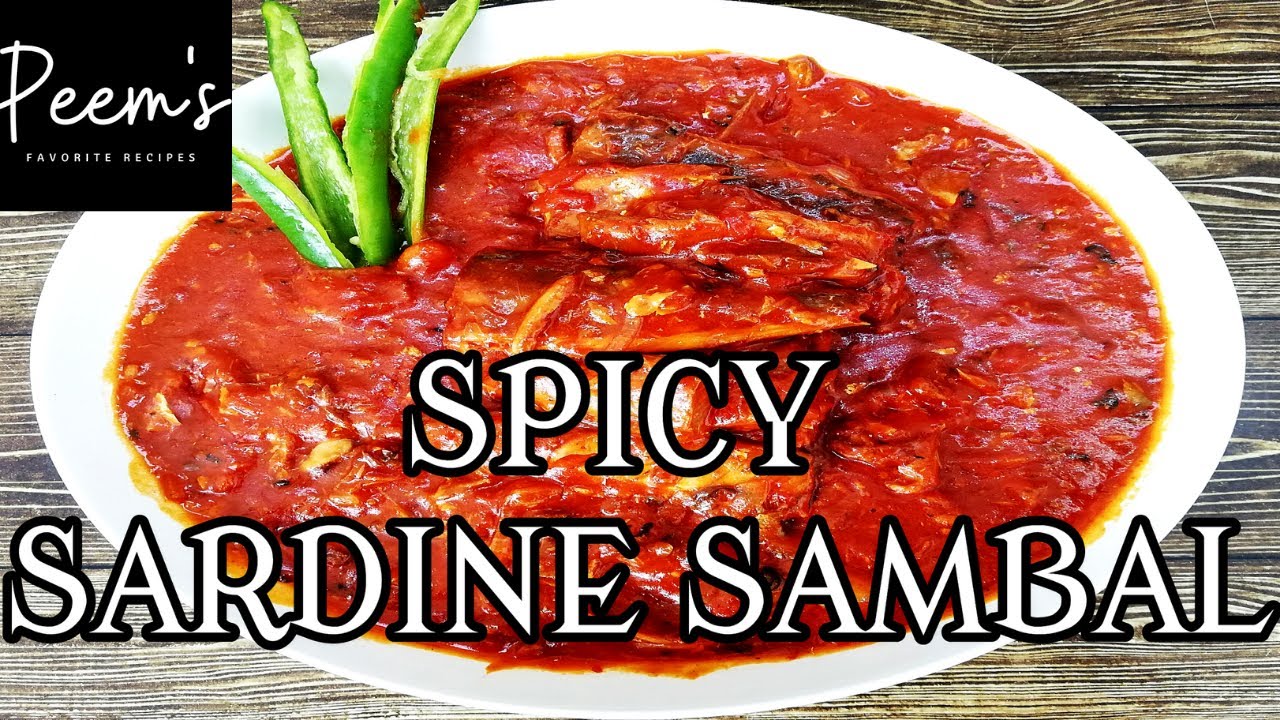 SPICY SARDINE SAMBAL RECIPE | SARDINE RECIPE MALAYSIAN INDIAN STYLE | MACKEREL SAMBAL RECIPE