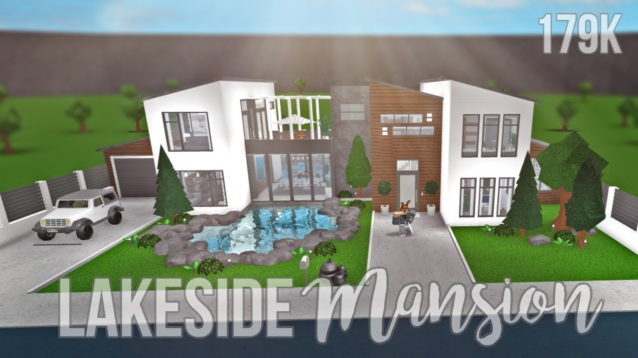 Bloxburg: Lakeside Mansion 179K