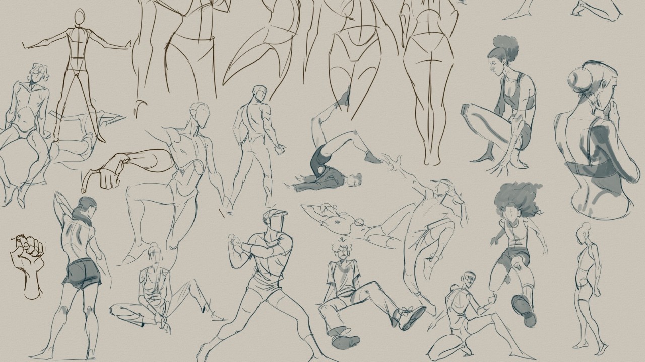 SCRIBBLES, FIGURES AND CHATTER