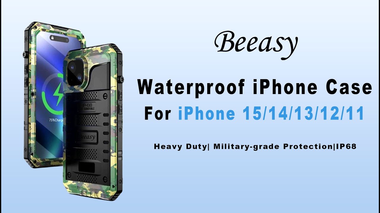 Beeasy Heavy Duty Waterproof iPhone Case!