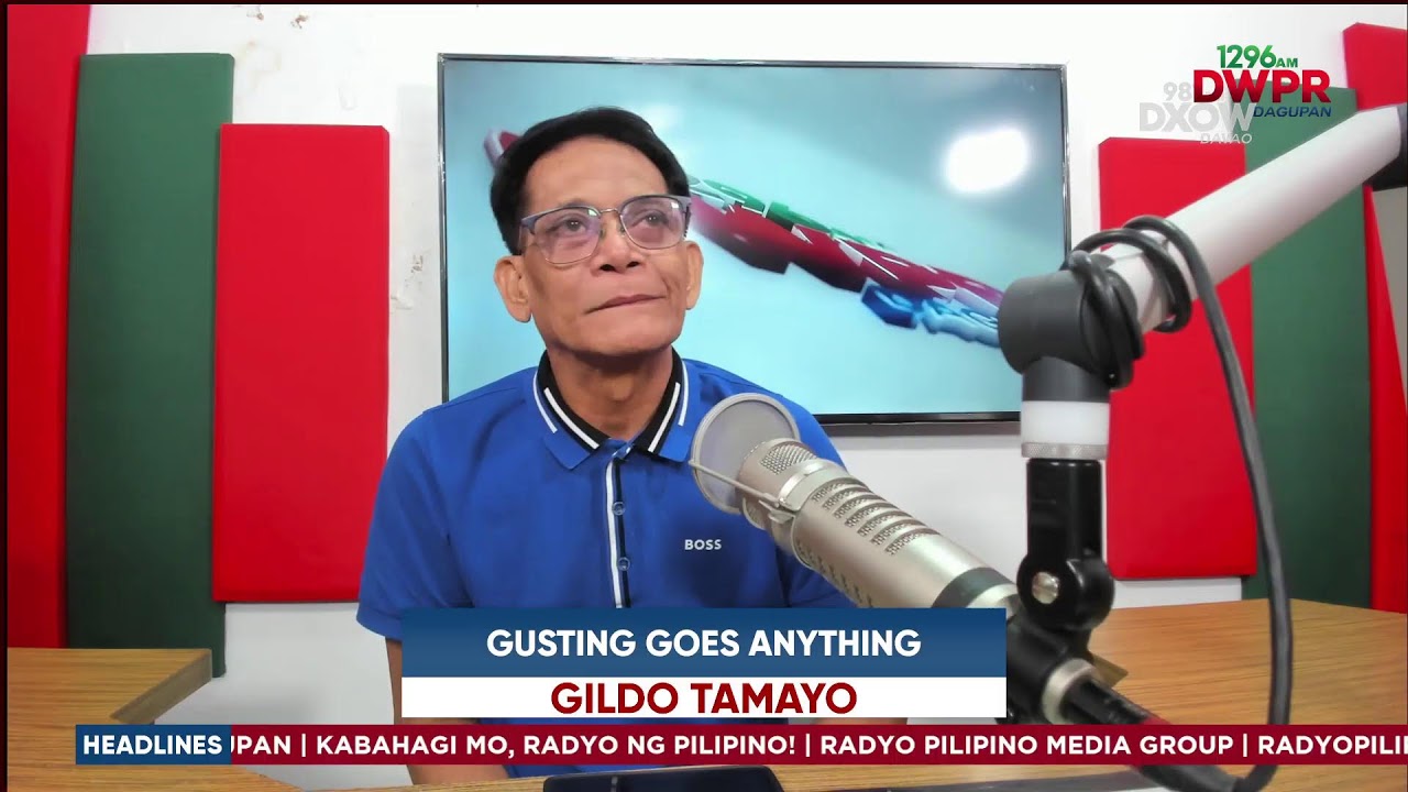 GUSTING GOES ANYTHING W/ GILDO TAMAYO - MARCH 14,2026 - 11:00 AM TO 1:00 PM