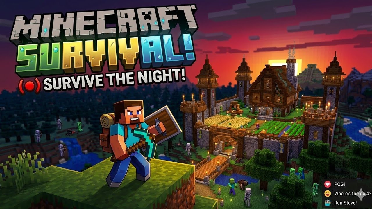 Minecraft Survival Series Part 1 | New World Survival Challenge (Hindi)
