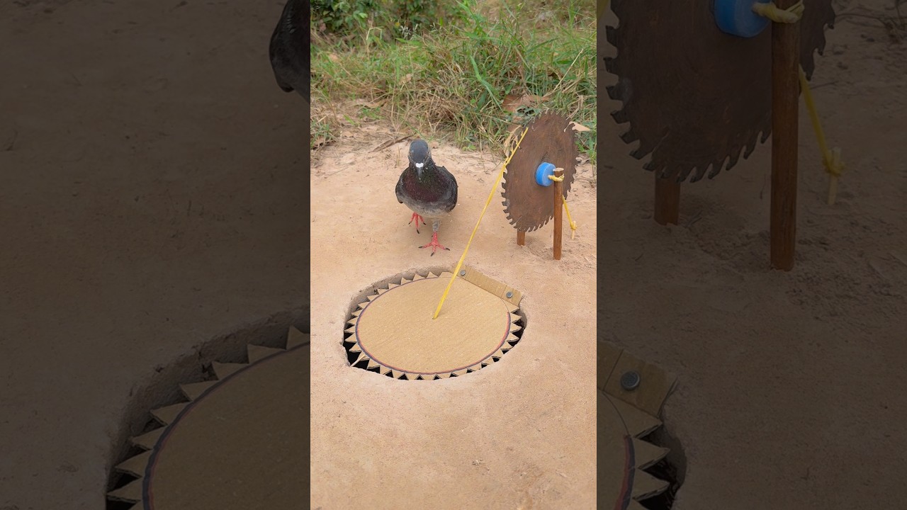 Amazing Unique Pigeon Trap #shorts