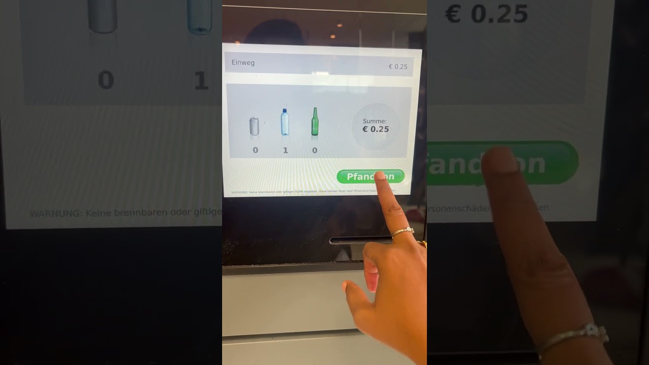 How Bottle Refund Machines Work in Germany | Pfand System Explained