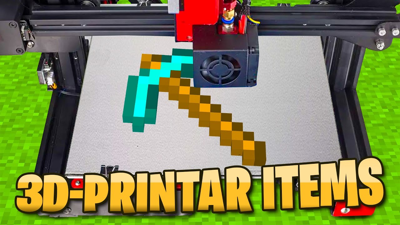 3D-printar items i Minecraft