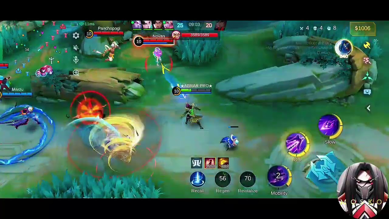 1v5 match @MobileLegends5v5MOBA 