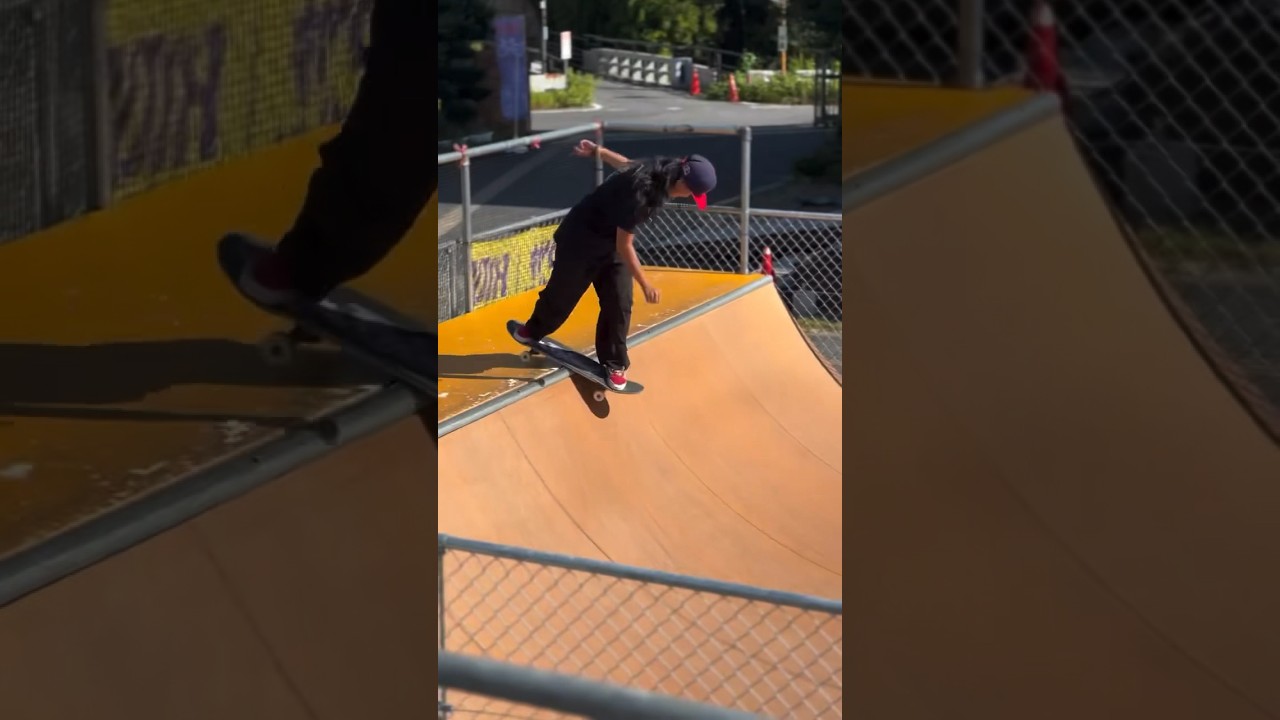 Sakura Yosozumi Owning This Mini Ramp In Japan!