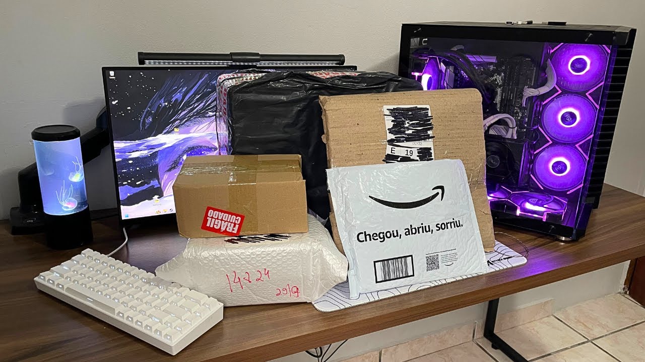 Mega UNBOXING de Produtos pro SETUP (s&oacute; coisa braba)