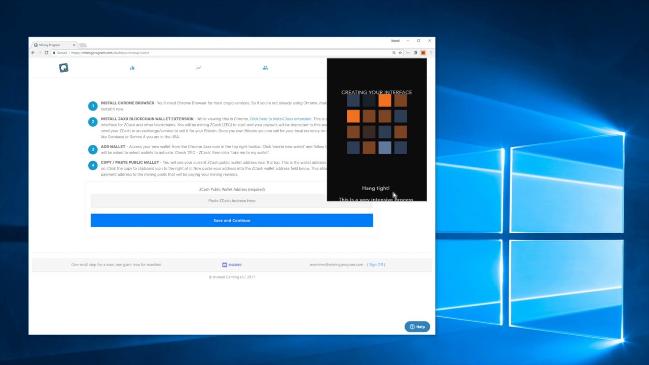 HOW TO: Super easy setup with Mining Program!