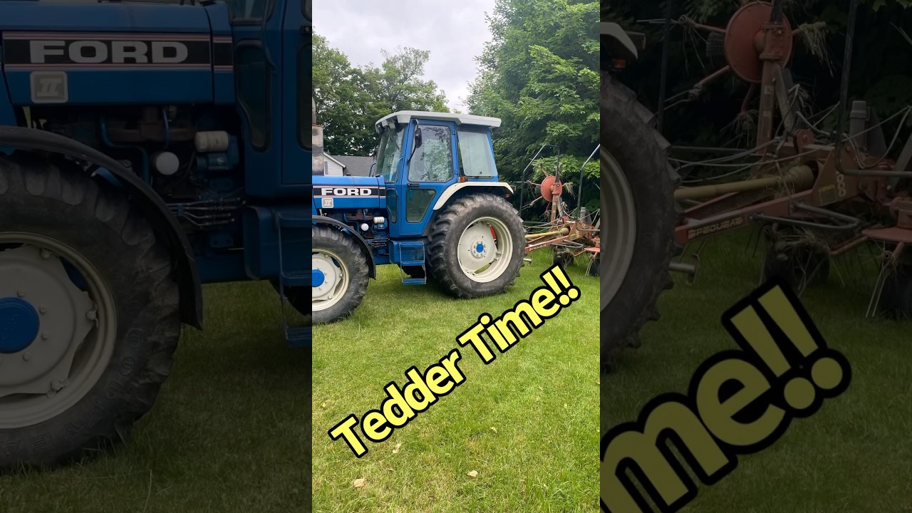 Tedding Hay for the First Time in 2024 