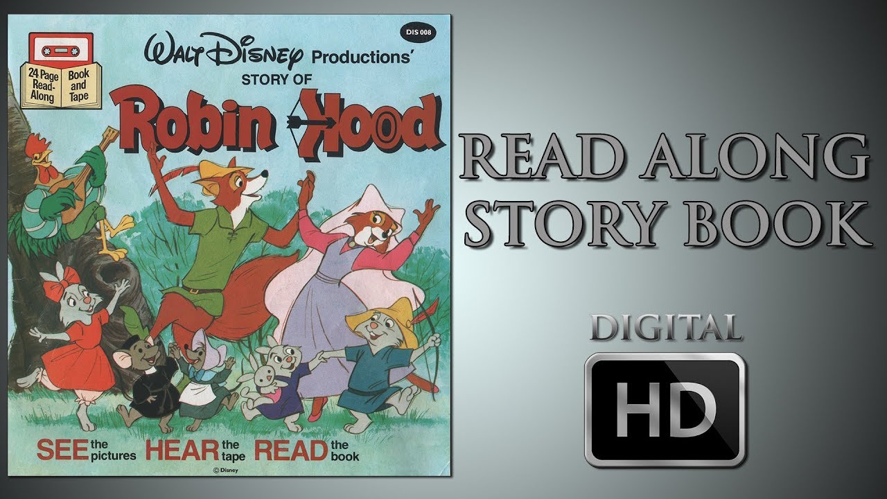Robin Hood - Read Along Story book - Digital HD - Brian Bedford - Phil Harris - Roger Miller