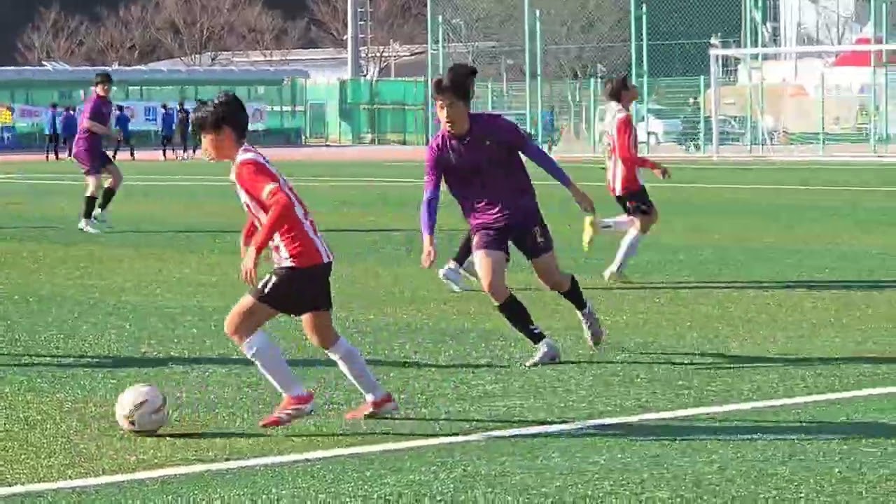 울진금강송대회 부천sc vs 배재중 후반전 