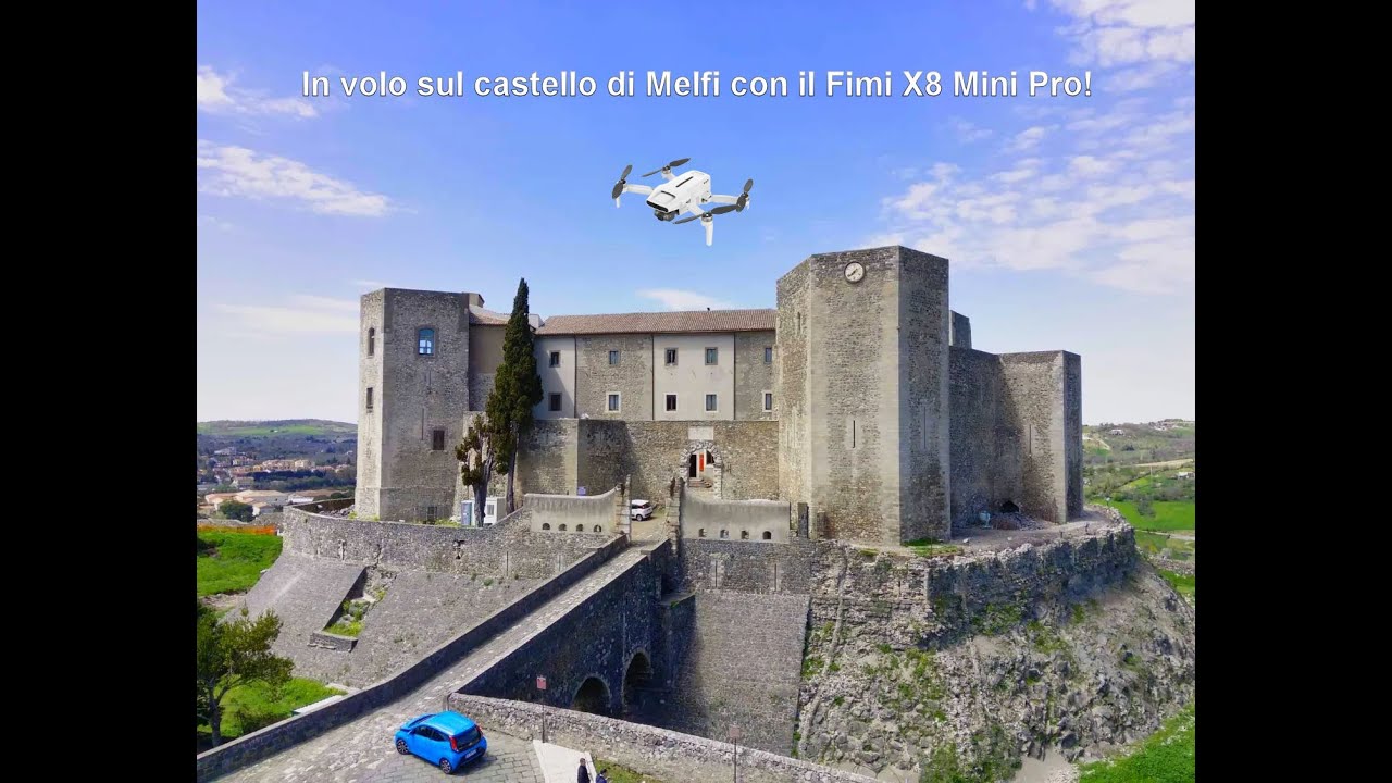 Il castello di Melfi (PZ) - Basilicata - Drone Flyby - 4K Fimi X8 Mini Pro