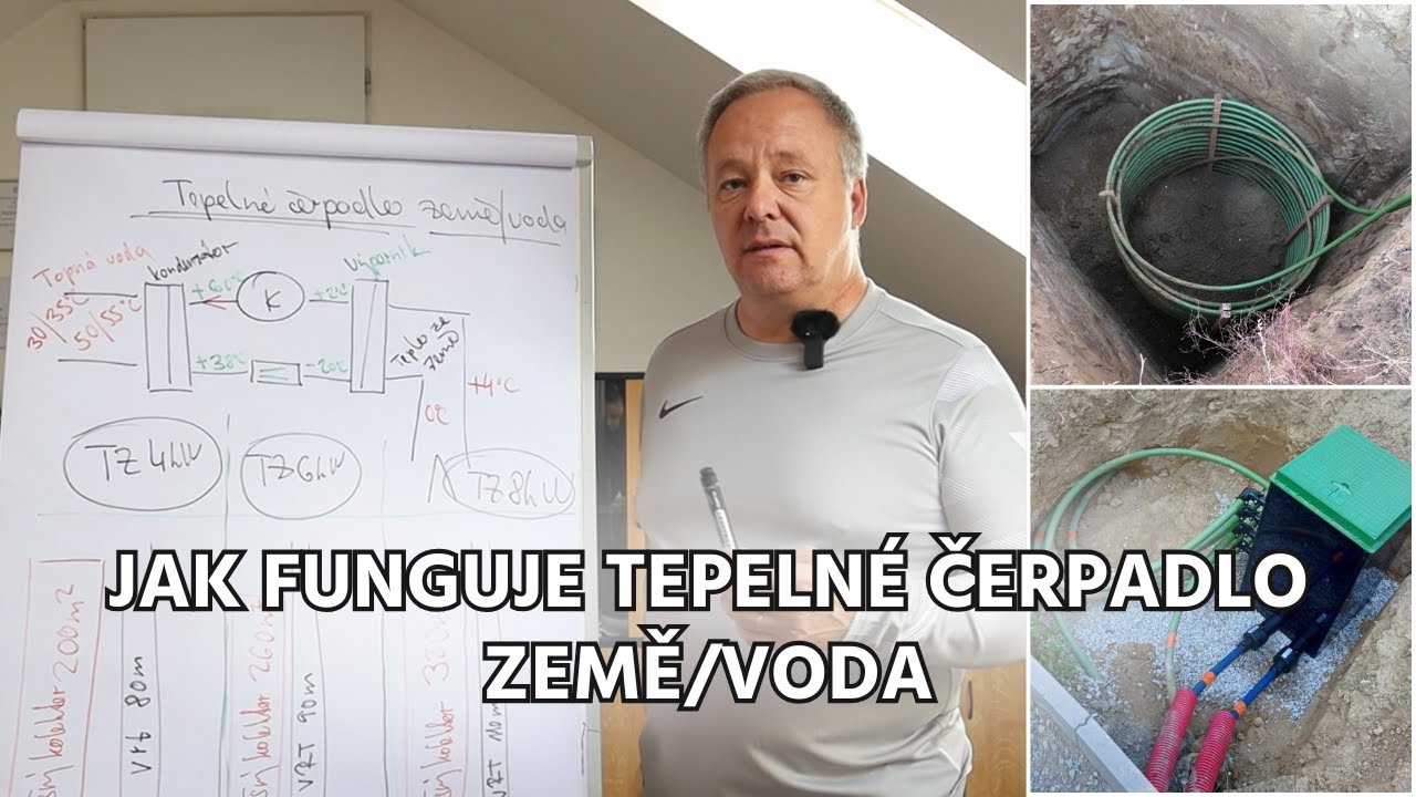 Jak funguje tepelné čerpadlo země/voda