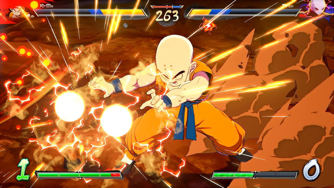 KRILLIN vs JIREN | DRAGON BALL FighterZ 4K 60fps #dragonballfighterz