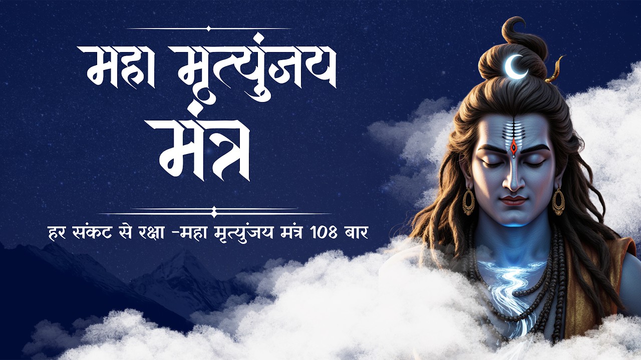 हर संकट से रक्षा – महा मृत्युंजय मंत्र (108 बार) | Powerful Shiv Mantra